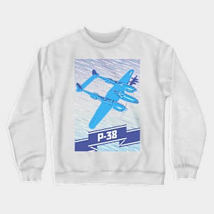 Lockheed P-38 Lightning Crewneck Sweatshirt